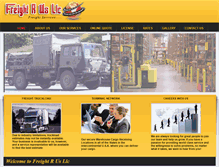 Tablet Screenshot of freightrusllc.com